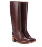 A.p.c. Iris Leather Knee-high Boots