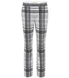 Diane Von Furstenberg Darnley Plaid Cotton Trousers
