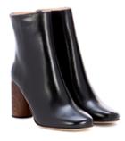 Kenzo Allis Leather Ankle Boots