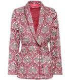 For Restless Sleepers Printed Silk-satin Jacket