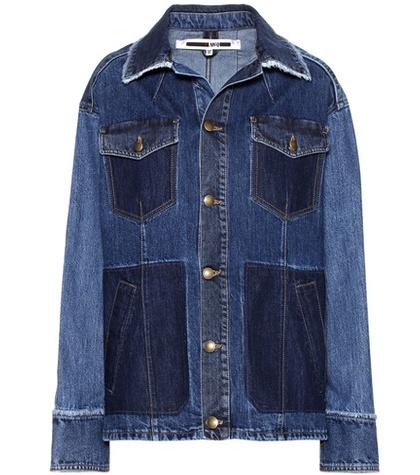 Mcq Alexander Mcqueen Patched Oversized Denim Jacket
