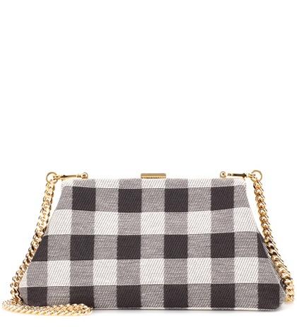 Mansur Gavriel Mini Volume Checked Clutch