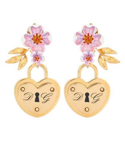 Dolce & Gabbana Locket Clip-on Earrings