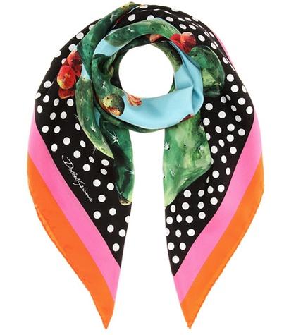 Dolce & Gabbana Exclusive To Mytheresa.com – Printed Silk Scarf