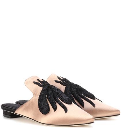 Sanayi 313 Exclusive To Mytheresa.com – Ragno Satin Mules