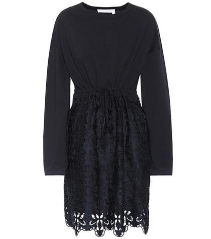 See By Chlo Cotton Lace Minidress