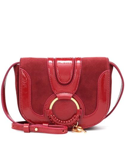 Roger Vivier Hana Mini Leather Shoulder Bag