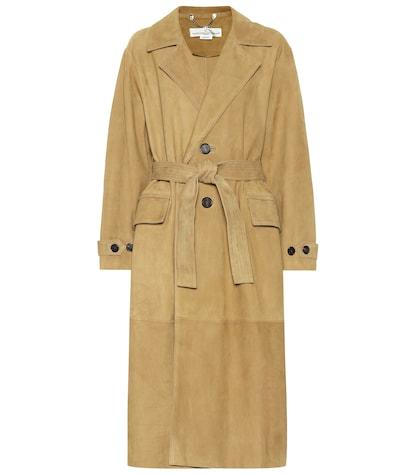 Golden Goose Deluxe Brand Belted Suede Coat