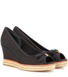 Tory Burch Jackie 85 Peep-toe Wedge Sandals