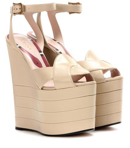 Stella Mccartney Leather Platform Sandals