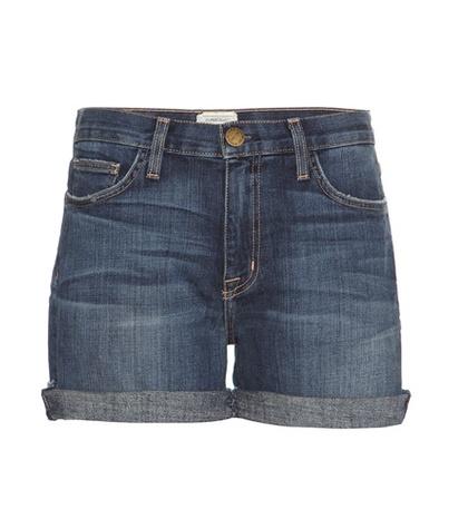 Current/elliott The Boyfriend Rolled Denim Shorts