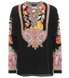 Balmain Printed Silk Blouse