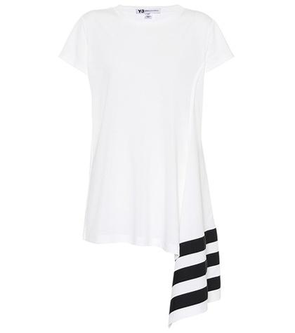 Y-3 Assymetric Cotton T-shirt