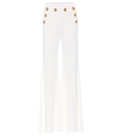 Balmain Embellished High-rise Pants