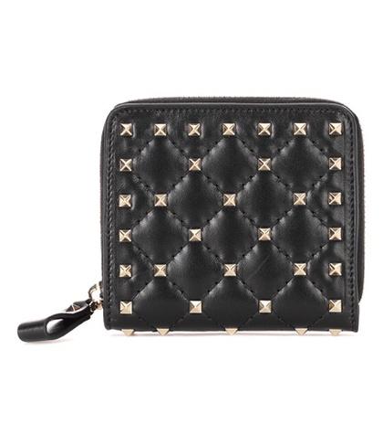 P.e Nation Valentino Garavani Rockstud Spike Leather Wallet