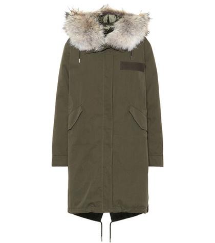 Tod's Fur-trimmed Cotton Parka