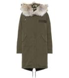 Tod's Fur-trimmed Cotton Parka