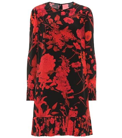 Valentino Floral Crêpe De Chine Dress