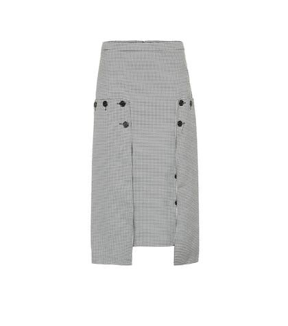Rokh Houndstooth Skirt