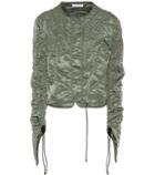 Saint Laurent Cropped Corded Jacket