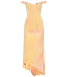 7 For All Mankind Odilon Off-the-shoulder Dress