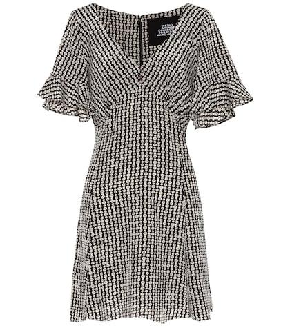 Marc Jacobs Floral Silk Crêpe Minidress
