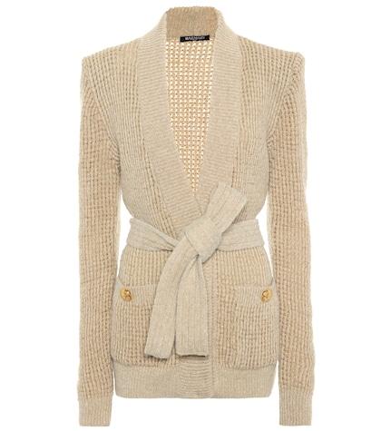 Balmain Wool And Alpaca Blend Cardigan