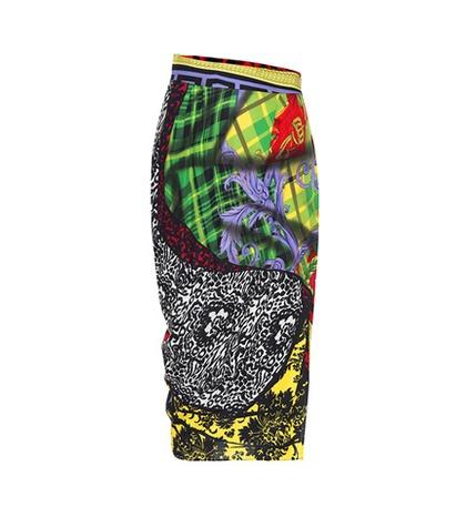 Versace Printed Pencil Skirt