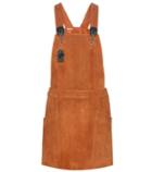 Rick Owens Suede Pinafore Dress