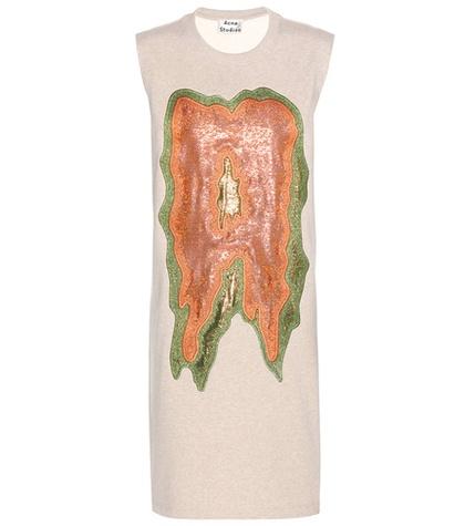 Chlo Katja Embroidered Sweater Dress