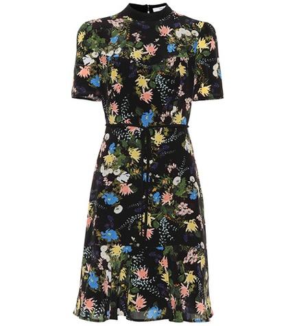Erdem Anne Floral Silk Dress