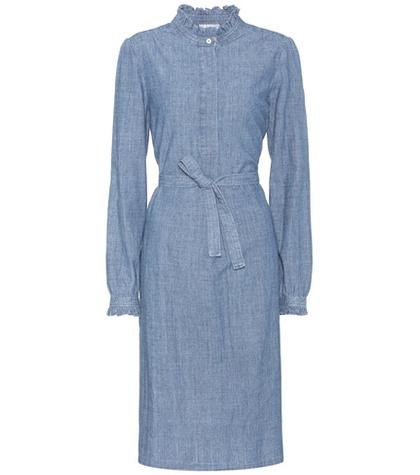 A.p.c. Astor Cotton Chambray Dress