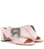 Kalita Embellished Leather Sandals