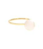 Mcq Alexander Mcqueen Lisa Grande 14kt Gold Ring With Pearl