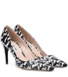 3x1 Printed Leather Pumps