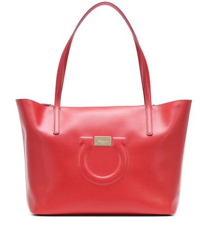 Oscar De La Renta Gancini Leather Tote