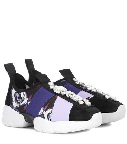 Emilio Pucci Embellished Slip-on Sneakers