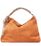 Jimmy Choo Callie Suede Shoulder Bag