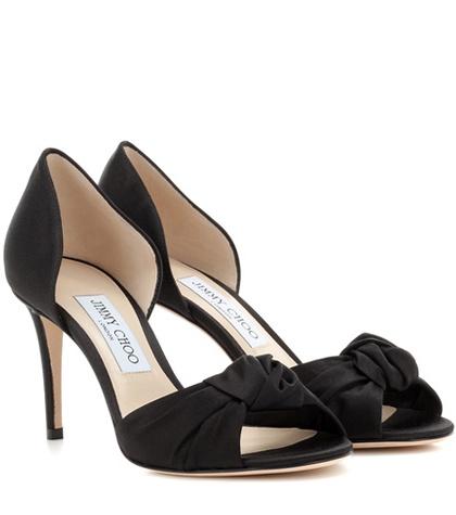Jimmy Choo Kitty 85 Satin Sandals