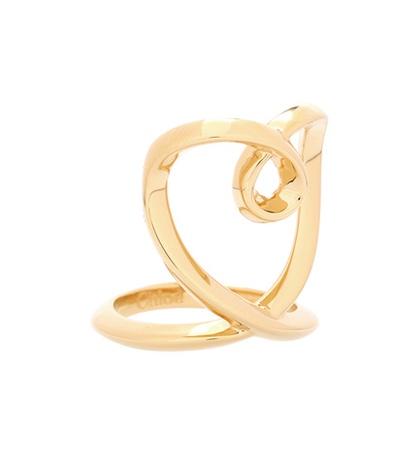 Chlo Golden Heart Ring