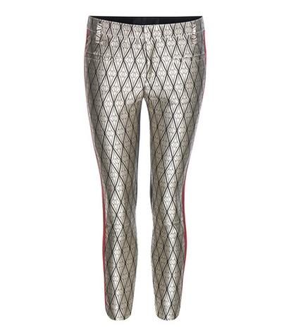 Roberto Cavalli Cotton-blend Jacquard Trousers