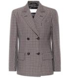 Maison Margiela Wool And Mohair Checked Jacket
