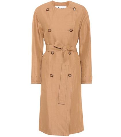 Acne Studios Anghelica Gabardine Trench Coat