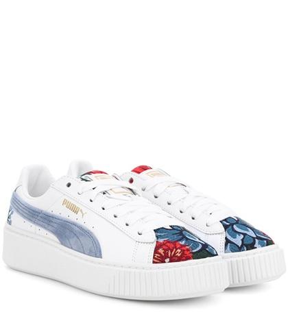 Puma Basket Heart Leather Sneakers