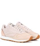 Reebok Classic Diamond Leather And Suede Sneakers