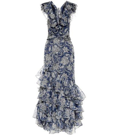 Johanna Ortiz The Sea Nymph Silk Dress