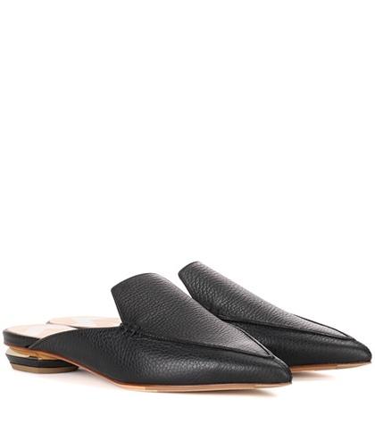 Alexander Mcqueen Beya Leather Mules