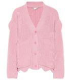 Alexander Mcqueen Scalloped Cotton-blend Cardigan