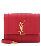 Saint Laurent Vicky Wallet Leather Shoulder Bag
