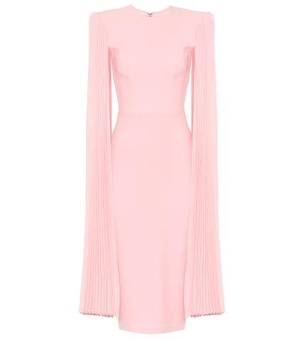 Alex Perry Nina Crêpe Satin Sheath Dress